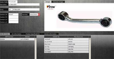 FROW 7751215001 Z Rot Stabilizer Arka Sag Sol Alfa Romeo 166 1998- 60628294 FZ4070 591356 74940878 154781 53001503 TC1758 LS0206 FL601H ALLS7410