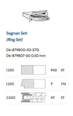GOETZE NÜRAL 68798075G Sekman 74.50 Mm Astra K B14xft-B14xfl 12674594 55588455 630246