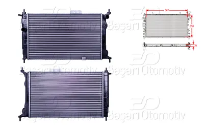 AUTOLUX 2113019-22 Su Radyatoru Mekanik Mt 585x378x23 Mm 2113019-22
