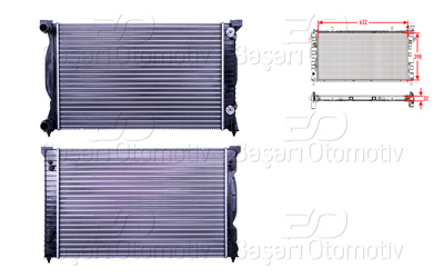 AUTOLUX 1113007-22 Su Radyatoru Mekanik At 632x398 Mm 1113007-22