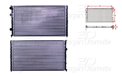 AUTOLUX 1113034-22 Su Radyatoru Mekanik Mt 625x378x23 1113034-22