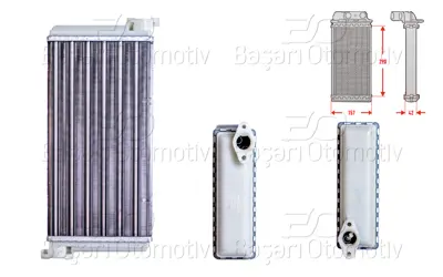 AUTOLUX 3143022-22 Kalorifer Radyatoru Mekanik 290x154 Mm 3143022-22