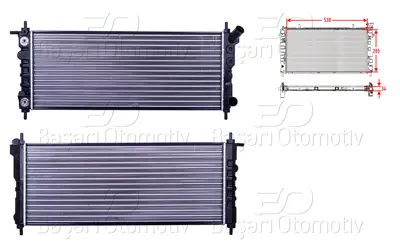 AUTOLUX 2113023-22 Su Radyatoru Mekanik At 530x285x34 2113023-22