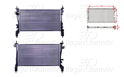 AUTOLUX 3113019-22 Su Radyatoru Mekanik Mt 630x319x26 Mm 3113019-22