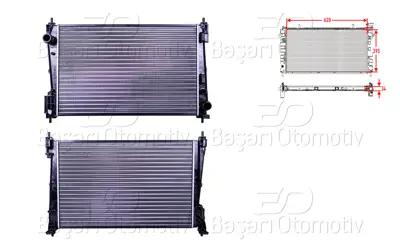 AUTOLUX 2113017-22 Su Radyatoru Mekanik Mt 620x395x34 2113017-22