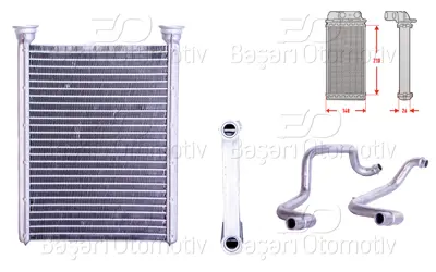 WISCO 3143184-00 Kalorifer Radyatoru Borulu Brazing 148x210 Mm 3143184-00