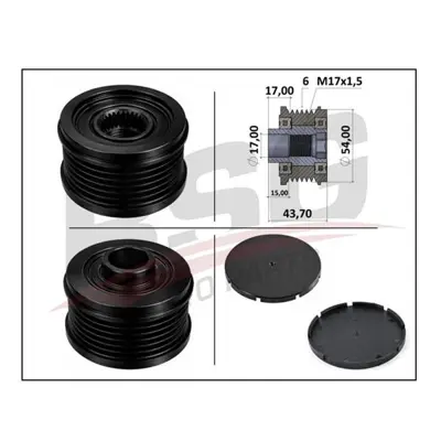 BSG 25-630-002 Alternatör Kasnagi 1012101090 77364725 OAP7052 GA75804 F23882202 1202272 1202274 93169260 1205029 51944891