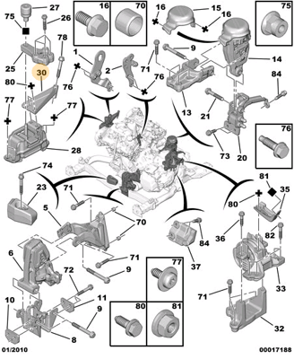 PSA 1805.18 Gergi Çubuğu 1805.18