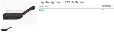 ART ART DA5001056 Kapi Kolçaği Sol Gri Dks DA500.1056