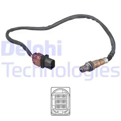 DELPHI  ES21165-12B1 Oksijen Sensörü Ecosport 12-Gt Fiesta 17-Gt 1.0  H1B1 9Y460 DA 2314274