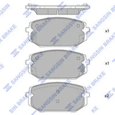 SANGSIN  SP4581 Ön Fren Balata Hyundai Tucson 1,6l D4fe Dizel 20--Amp 58101R2A10