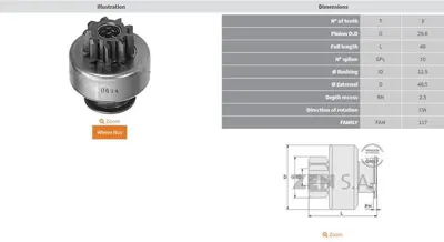 ZEN  0634 9 Dis Nissan Datsun Pickup 1994-Sunny 1.6i Coupe 211445012