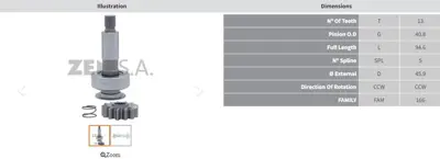 ZEN  2034 13 Dis Toyota Avensis-Rav 4 2.0 Ccw SDN1363 0283009571 2822628041 54824