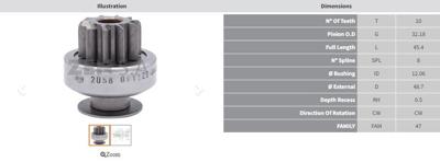 ZEN  2058 10 Dis A4-A5 2.7 Tdi-3.0 Tdi-A6-A7 3.0 Tdi-Q5 3.0  SDV2245 595604 595607
