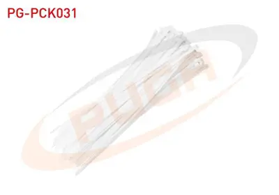 PUGA PG-PCK031 Plastık Kelepce Beyaz 8 X 250 PG-PCK031