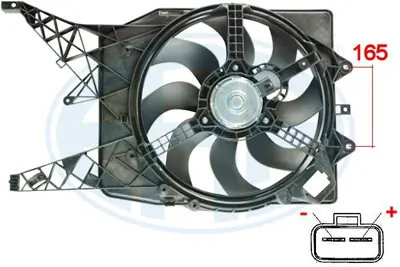 ERA  352059 Fan Motoru Komple Opel Corsa D 1.3/1.7cdti 1.6turb 1341399 D8X027TT OL7514 1341421 55703930 370140037 47689 D8X033TT 370140034 GA200867