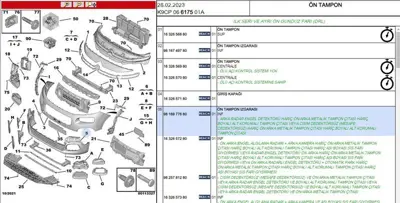 PSA 9816977680 Ön Tampon Alt 9816977680