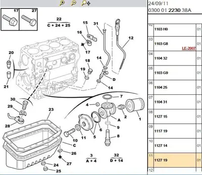 PSA 1127.19 Conta 1127.19