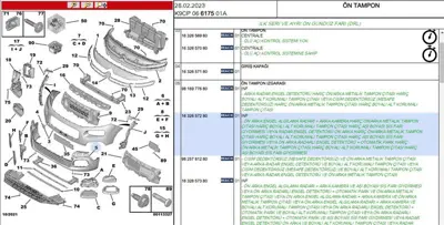 PSA 1632657280 Grılle Pc Av 1632657280