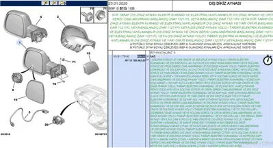 PSA 1679996380 Dıs Dıkız Ayna : R 1679996380