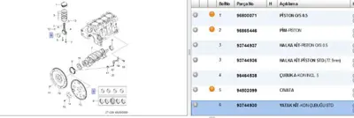 PSA 93744930 Set Brgs 93744930