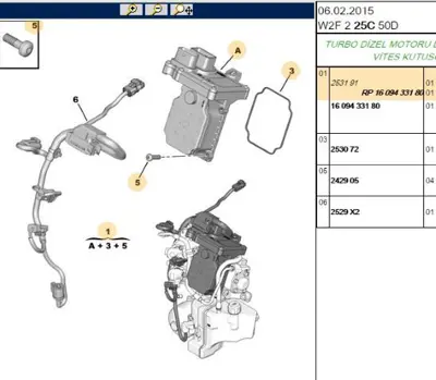PSA 1609433180 Otomatik şanzıman Beyni 1609433180