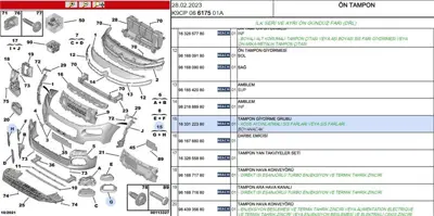 PSA 1633122380 Sıs Far Çerçevesı 1633122380