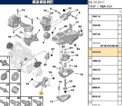 PSA 1813.G2 Motor Kulak Demiri 1813G2