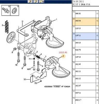 PSA 1018.46 Yag Pompa Süzgeci Firsat BSG60310065 101846 F964 85002370 LS5696 56013005 9400807 BDL6027 BX0719 410336