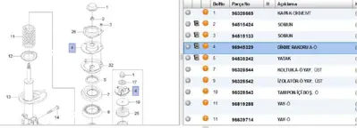 PSA 96945329 Amor Süpportu 96945329