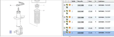 PSA 13337807 Amortisoron Sol MAW0043 32U50A 13337807 PS9712517 315471 13412722 32U56A G54458 EST10009W BSG65300034