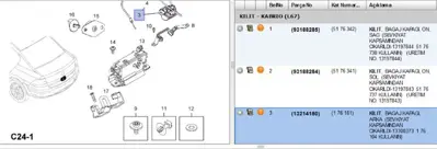 PSA 13300373 Part 13214180 13300373 176104 176181