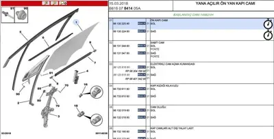 PSA 9813022580 Onkapıcamısolc3b618 9813022580