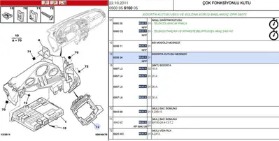 PSA 6556.34 Bsi Plastik Tutucu X 655634 121196 5455 305826 DRS638000 5220T DS2202R 170634 FI3283 171127