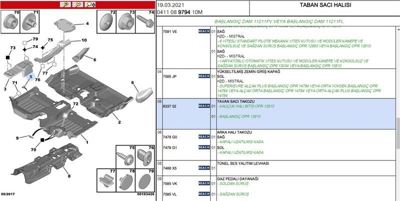 PSA 8337.02 Tavan Takoz C4 Pc 623322700 835184 833702 835159 CK10115S