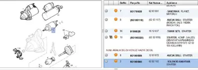 PSA 93190560 Mars Motor Switci 6202102 SS3027 CSO15135GS SSO151351 SS3027VALEO 332103 594779 93190560 594773 227989