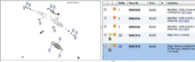 PSA 95421915 Direksiyon Kutusu C140 Captiva 95421915 42409416 95175169 95281571 4820195 DA3110 SR23339 4820404 4819266 4818284