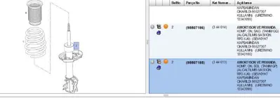 PSA 95507185 Amortisor On Sol Z13 Dtj Tanim=gp Corsa D 9004027 436380 3431230 344659 95507185 90005039 436393 GDA1061 436365 276442