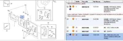 PSA 95515027 On Fren Balatasi Opel Combo D 1605181 95515027 B1G12012252 77365113 573165 573171B 77365026 BP12715 T1449 363700201825 71754803