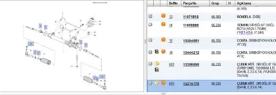 PSA 13314170 Tıe Rod 13314170 13286688 1609184