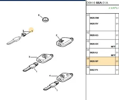 PSA 9926.RP Anahtar Tutucu Vida 9926.RP