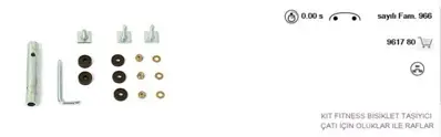 PSA 9617.80 Tavan Bar Bağlantı Kiti 9617.80