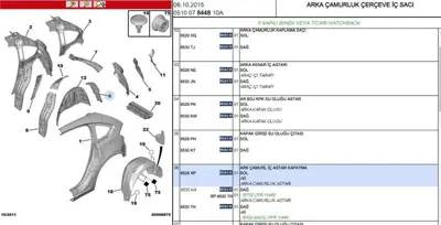 PSA 8529.XP Rear Wıng Seal 8529.XP