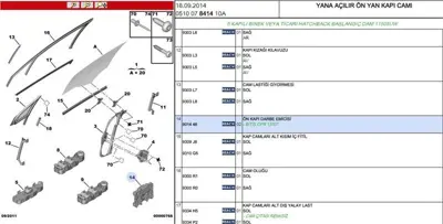 PSA 9014.48 Door Shock Abso 9014.48