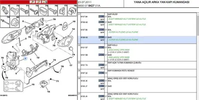 PSA 9138.A3 Door Lock 9138.A3
