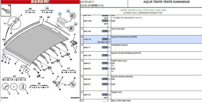 PSA 8484.R9 Tavan Deflekt 8484.R9