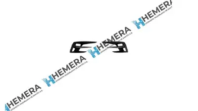 PULO P1-R11-YT6 Sis Far Çerçevesi Ön Set Siyah Megane 2020 261522906R 261529724R