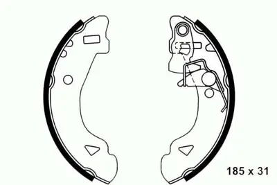 HATTAT 3031508 Fren Balatasi Arka Uno 70 Panda 109901022 2706 2723548 3013702732 34093 362313B 362313J 430300 562583 6180 680586 7060 98101048404 9945371 9945640 BB1147A1 BS890 FSB527 GS8566 GS8566F H8840 LSG1640 MFR385