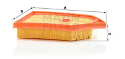 MANN FILTER 26 040 Hava Filtresi 30C7500 ADBP220071 ALA18135 AP1517 L1B19601AB WA9934