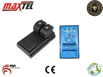 MAXTEL 18205444 Cam Kaldırma Anahtarı Ön Sol Fıat Punto Grande (05-11) 9 Pın 735380444 26365 735411026 2106365 735428719 735411027 30805C829 735380445 462060255 61042300